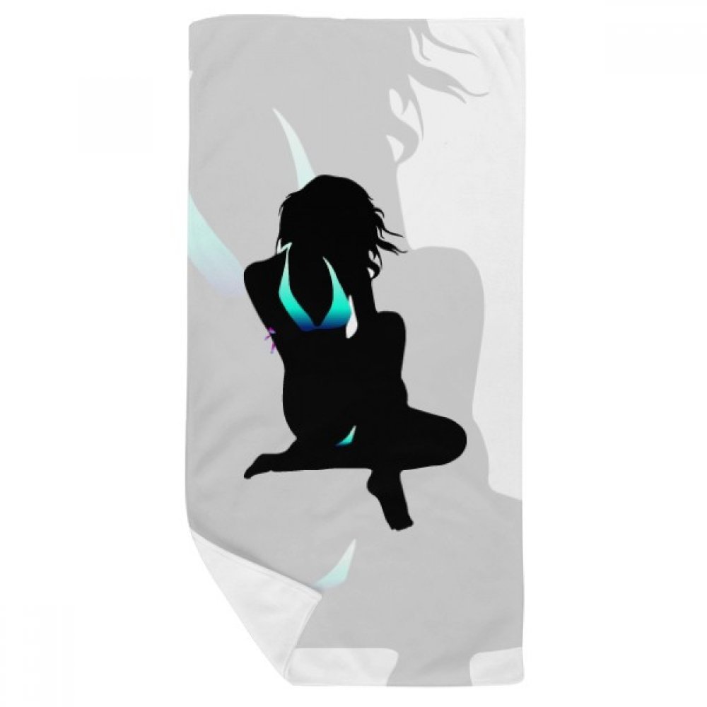 Serviette de bain compacte bikini 35x70cm douce pour peaux sensibles