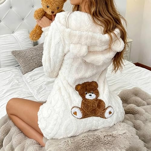 Mono de forro polar para mujer ideal para días de descanso en casa y noches frías de invierno 7