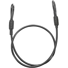 PATIKIL Security Cable Lock 4mm x 60cm, 2ft, Black