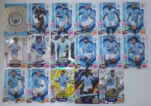 Panini Premier League Plus 2024 2025 Manchester City Base Team Cards