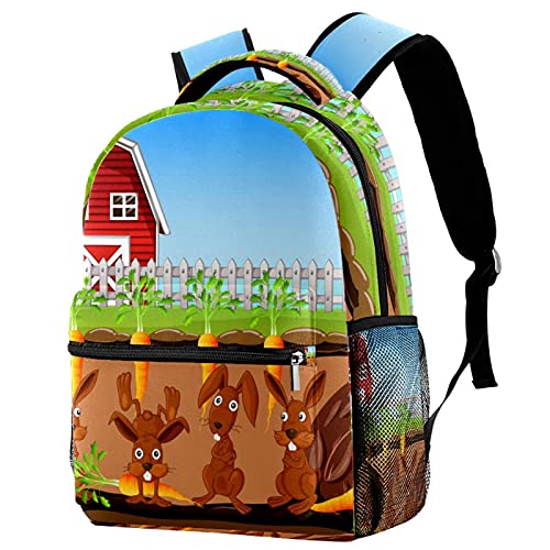 Sac à dos d'école motif queue de paon multicolore léger pour enfants