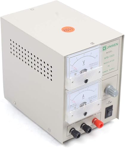 Miniatura 5 de Máquina de galjanoplastia de joyería, pequeña máquina de galvanoplastia de plata de oro de joyería 1503 Fuente de alimentación lineal eléctrica DC