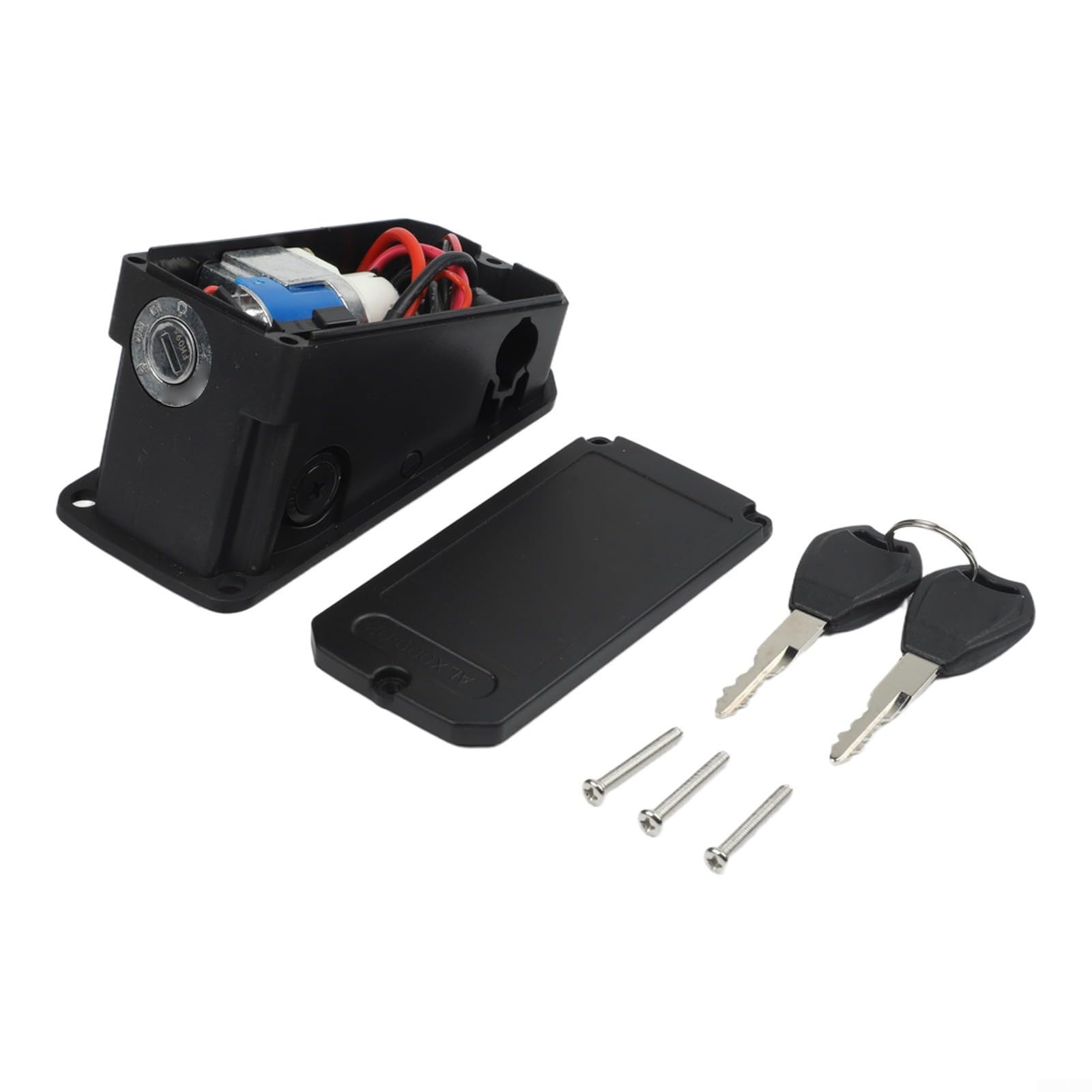 Engwe - Lucchetto per batteria per bici elettrica, con piastra di collegamento XT60U-M, alloggiamento sicuro in ABS con chiavi, protezione facile da installare per batteria E-Bike