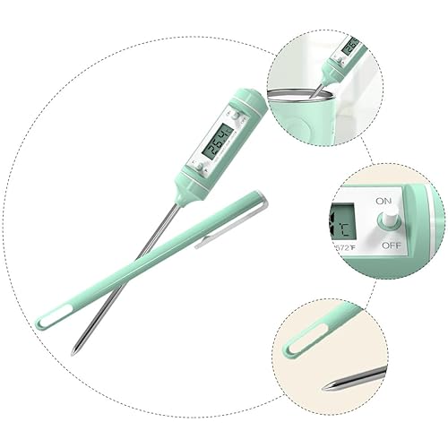 Miniatura 5 de COHEALI Digital Kitchen Food Thermometer with LED Display for Meat Milk Temperature Measuring Instant Read Electronic Thermometer for Cooking