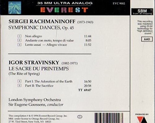 Symphonic Dances [Audio CD]