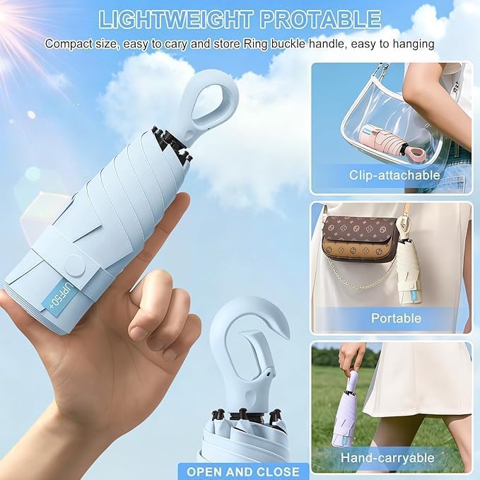 Image of Zemic Umbrella, UV Big Size Umbrella for Sun Protection Rain Windproof Strong Large 3 Fold For Men Women Kids Boys Girls Perfect & Stylish Windproof & Compact''