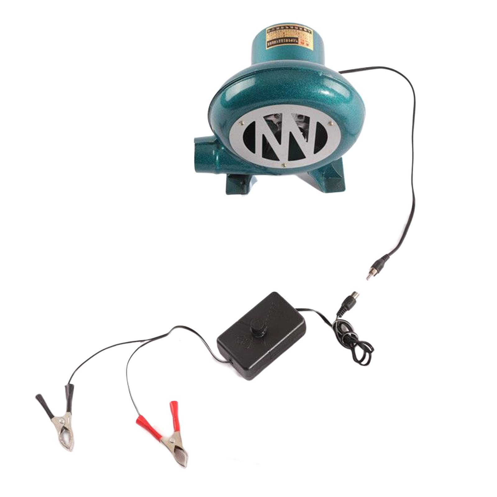 DC12V Air Blower BBQ Fan Adjustable Speed Barbeque Air Blower for Outdoor Barbecue Bellow Camping Hiking Picnic Replacement Fan Motor