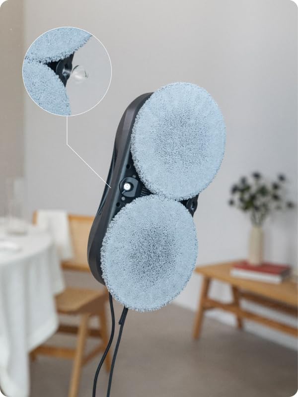 Close-up of water spray nozzle on WIPEBOT Pro