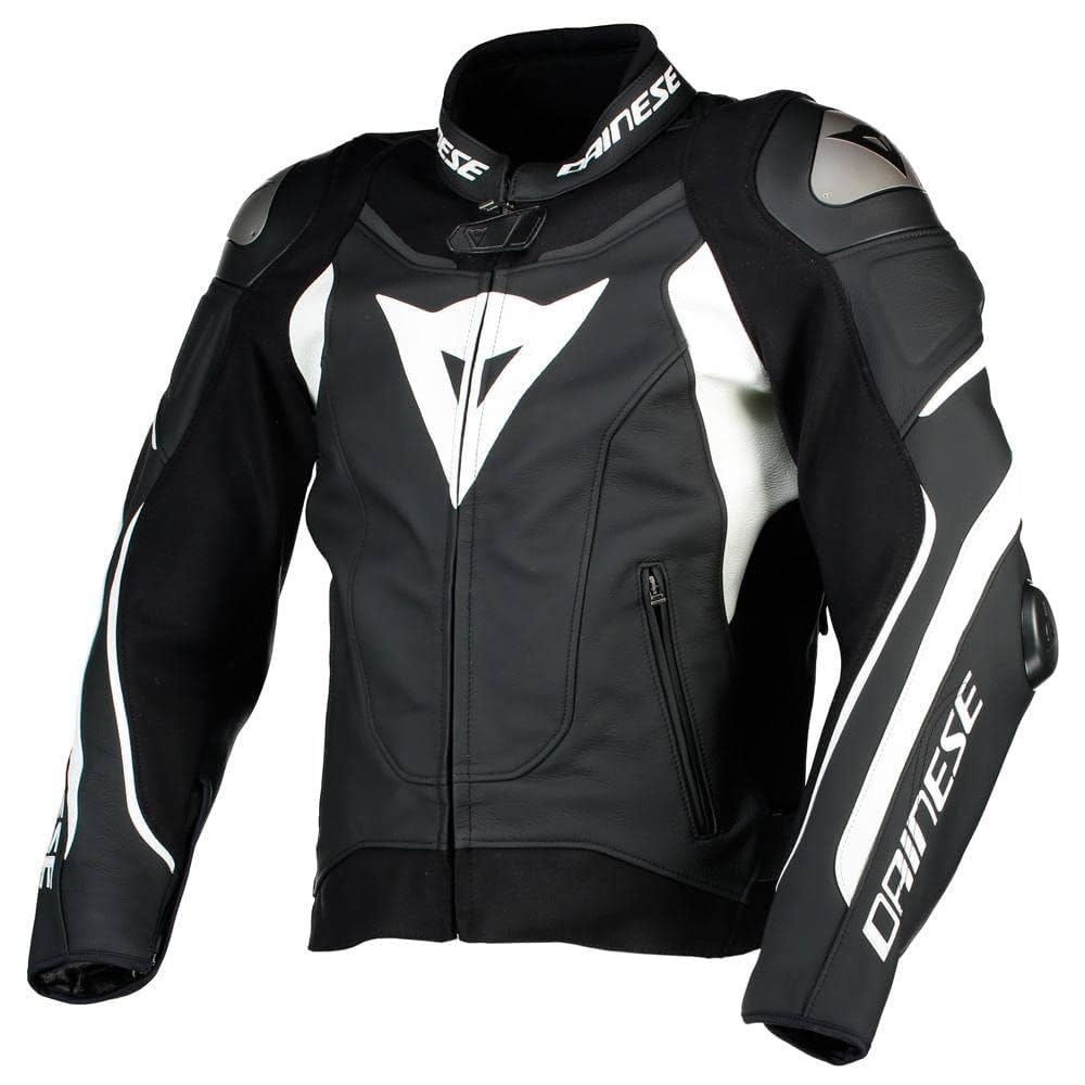 Dainese Super Speed 3 Mens Leather Jacket Black/Matte Gray