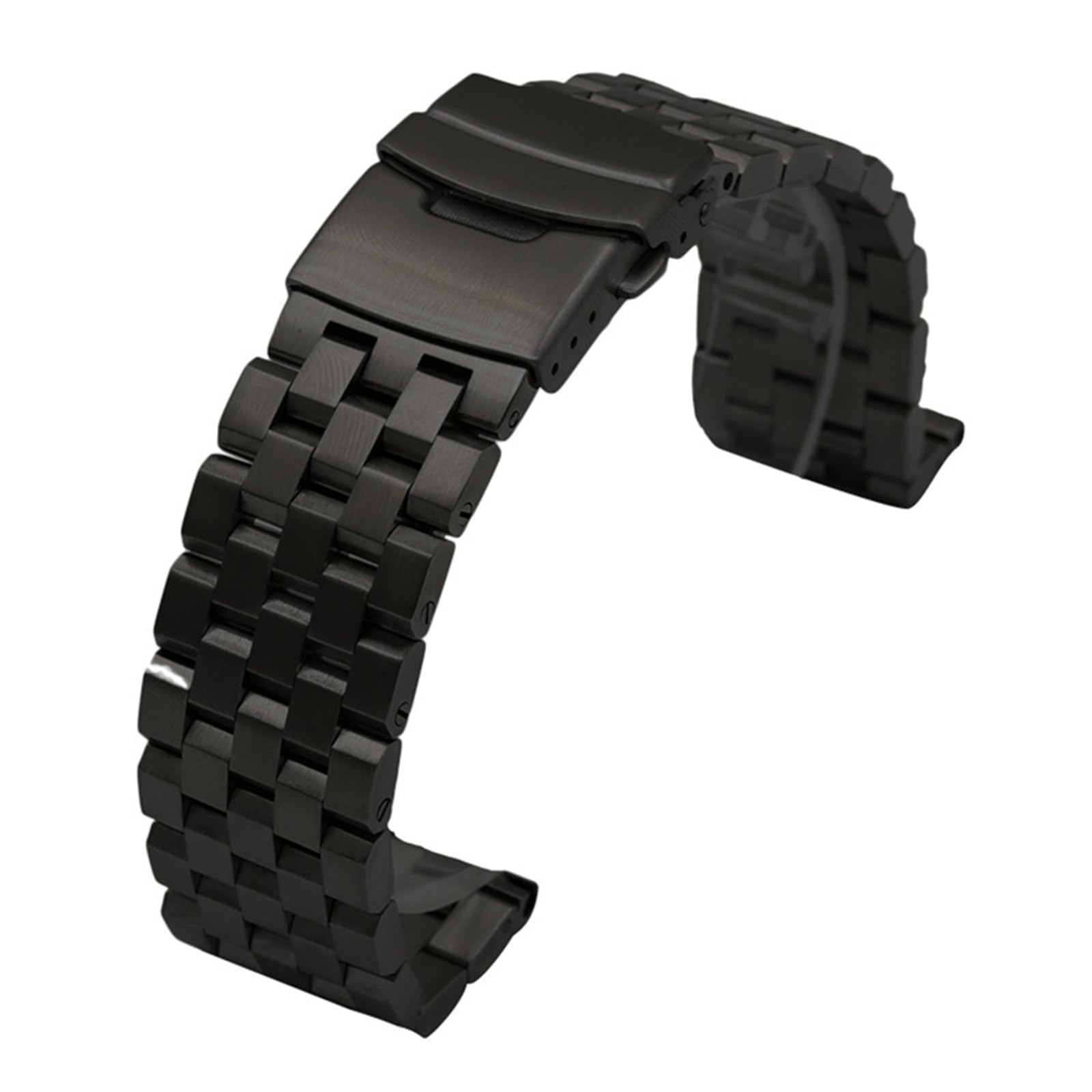 18 mm 20 mm 22 mm 24 mm 26 mm Full Solide en Acier Inoxydable en Acier Inoxydable Bande de Montre à Interface Plate Bracelet avec Outils avec Outils
