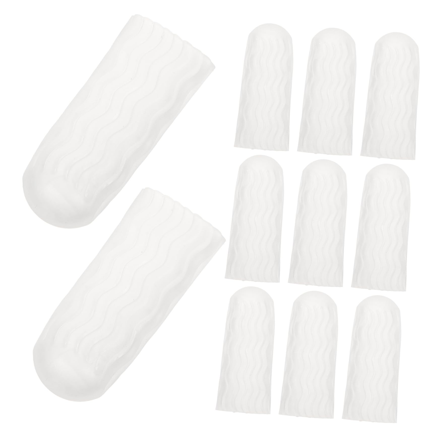 FOMIYES Silicone Covers Set 10pcs Protective Anti-wear Injury-preventing Universal Fit Soft Comfortable for Daily Use