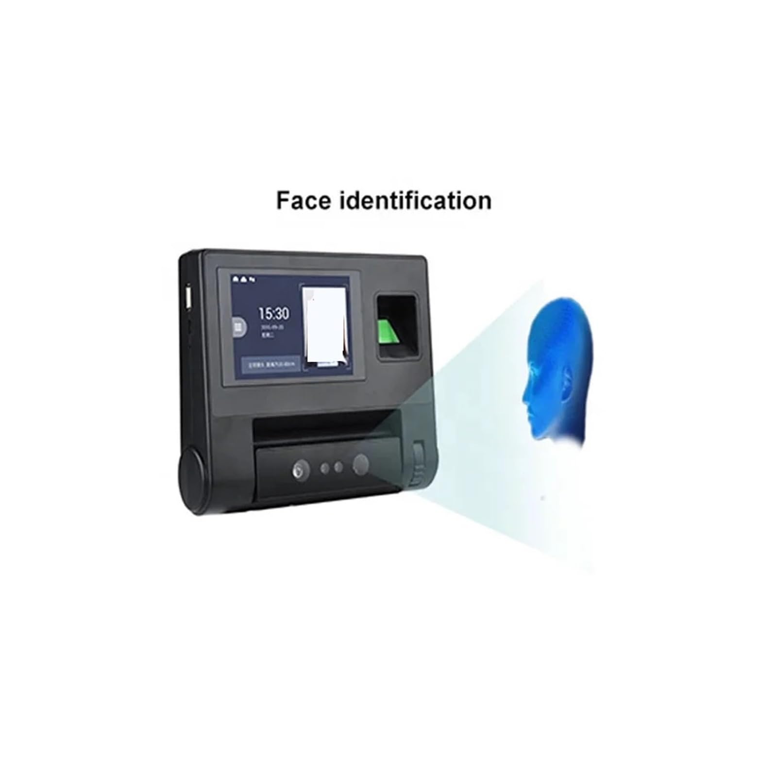 Rilevatore Presenze, Orologio for la rilevazione e presenze dei dipendenti senza contatto, riconoscimento e impronte digitali sul palmo a mano, macchina for la rilevazione e presenze dei dipendenti