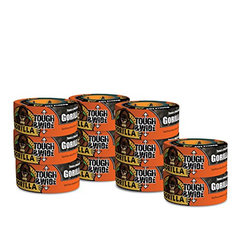 Gorilla Black Tough & Wide Duct Tape, 2.88