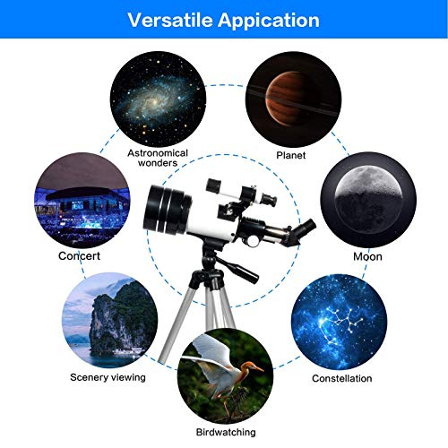 Telescope for Adults 70mm Aperture 400mm Refracting miniatura 4