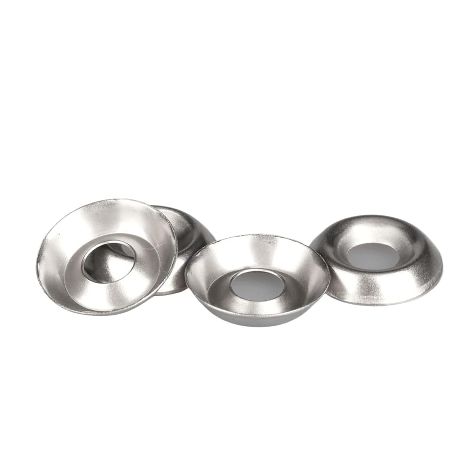 Conical Countersunk Washer M3 M4 M5 M6 304 Stainless Steel Bowl Type Conical Washer Countersunk Washers(M5x15x3mm,50pcs)