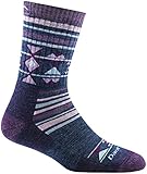 Darn Tough Nobo Micro Crew Cushion, Purple, M