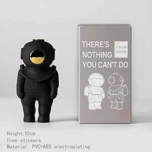 Small Diver Statue Sculpture Home Accessories Art Figurine Model For Table,Shelf,Gifts And Car Decorations (Black) #TOP5