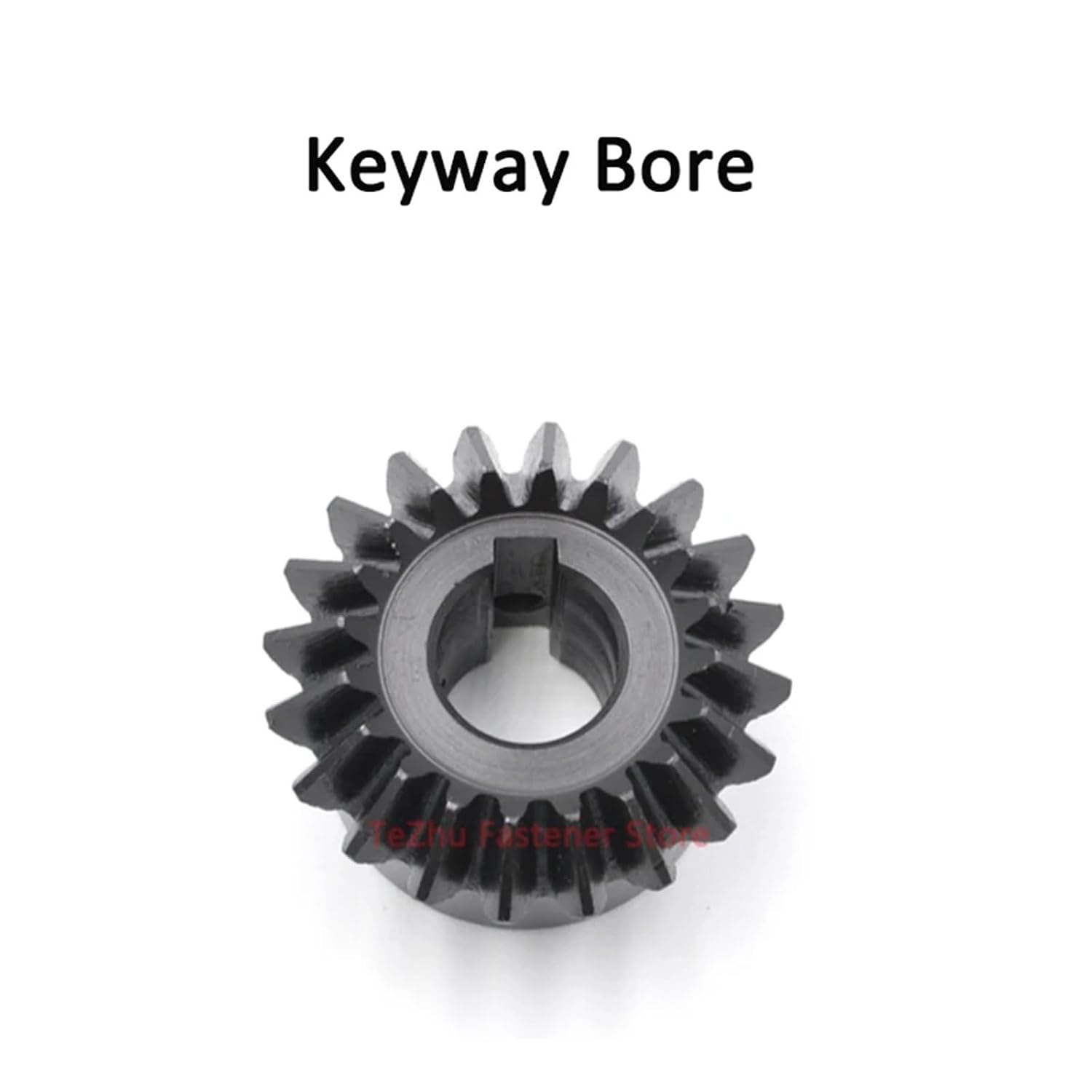 Bevel Gear 2.5M 20 25 30 Teeth 90 Degrees Steel Gears 1:1 Speed Ratio 2.5 Module 20T 25T 30T Bore 12-35mm 1Pcs(18mm (Keyway 6mm),30 Teeth)