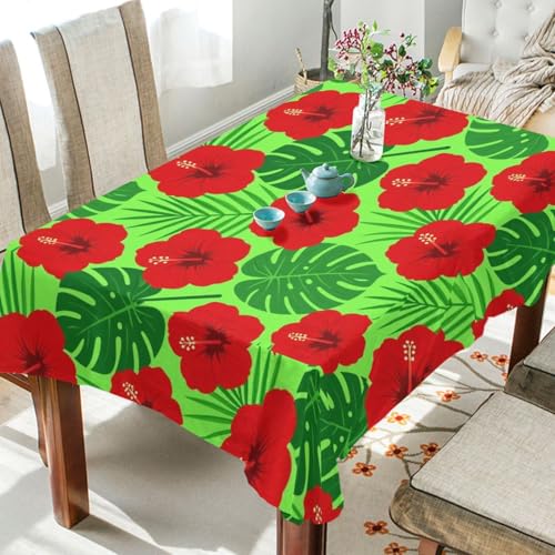 Linge de table carré lavable et durable rouge vif pour fêtes