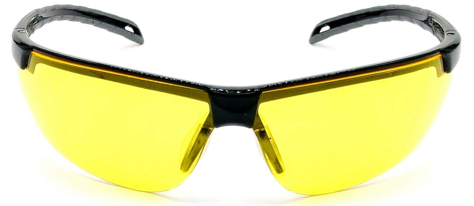 Shooter's Edge Echo Z87.1 Safety Shooting Glasses Contrast Yellow lens Black frame