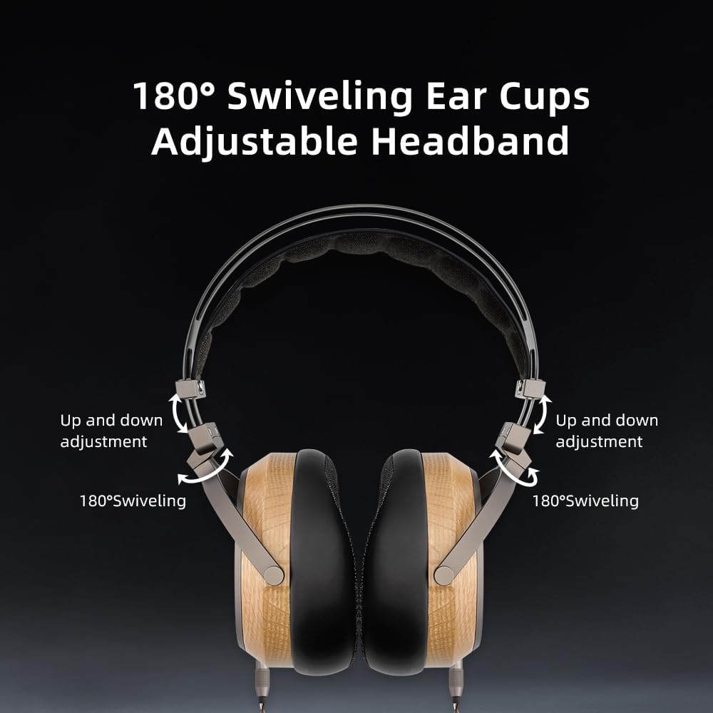 SIVGA P2 PRO Planar Magnetic Driver Hi-Fi Wooden Headphone