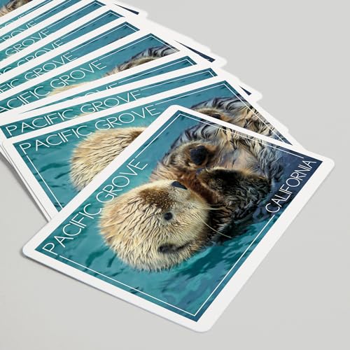 Baraja de 52 cartas Poker Pacific Grove Sea Otter miniatura 5