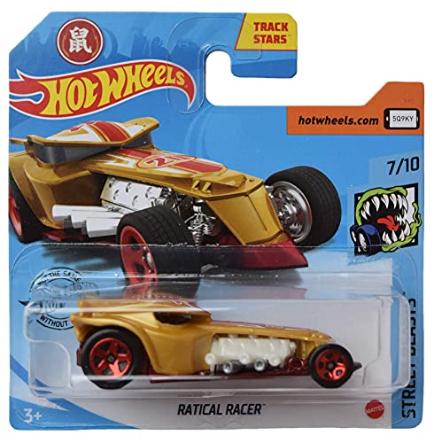 Hot Wheels Ratical Racer, [Gold] Street Beasts 7/10 Short Card
