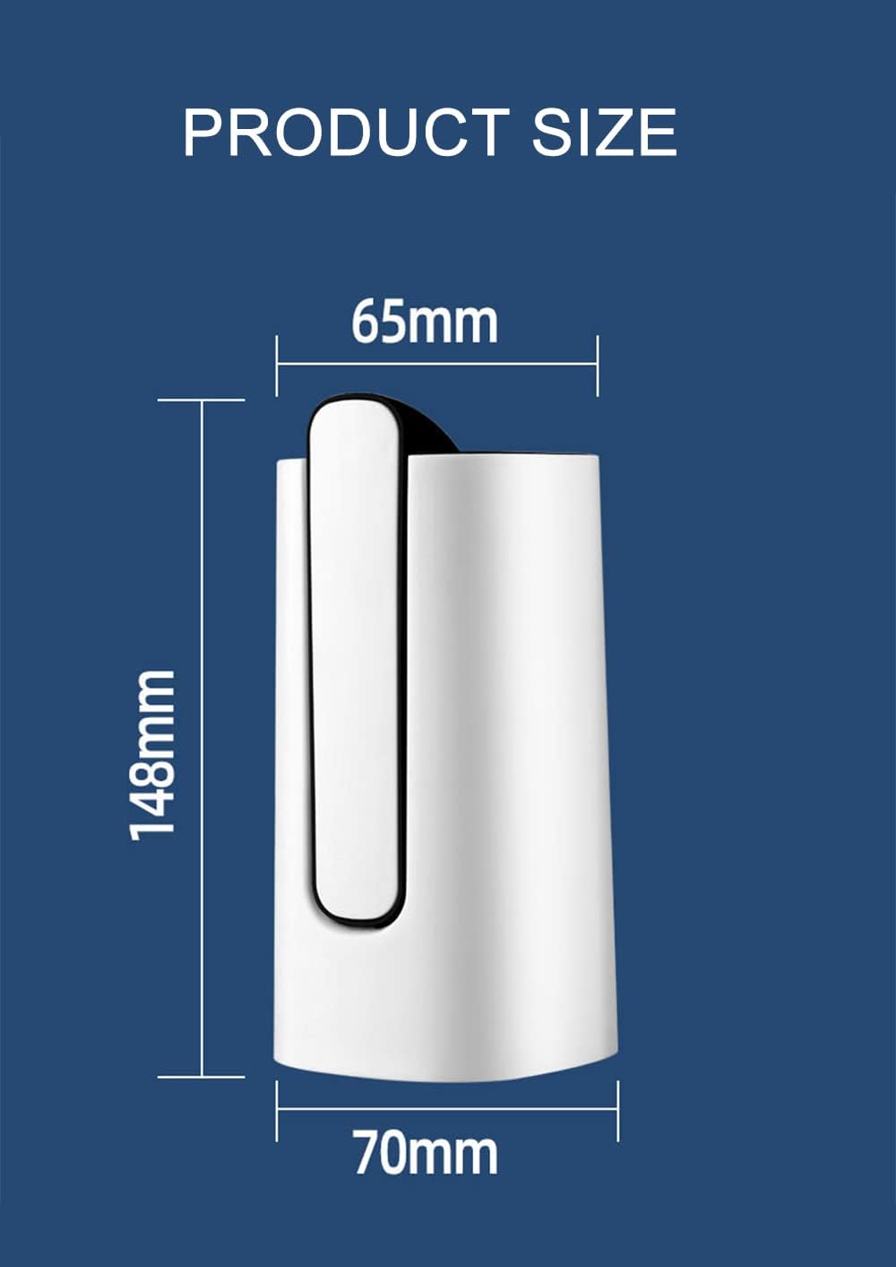 VINSH ENTERPRISE Foldable Water Bottle Pump, 5 Gallon Automatic Water Dispenser Electric Water Pump USB Charging Water Bottle Switch Pump, Auto Drinking Water Dispenser For Home Kitchen Office (White) 1