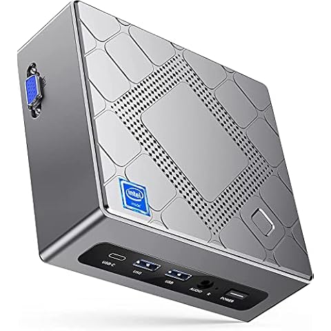 NiPoGi Mini PC Intel Core i5-8259U,16GB RAM+512GB M.2 SSD Mini Computer Windows 11,Support 2.5" mSATA SSD/Bluetooth 4.2/WiFi 2.4+5G/USB3.0/4K HD Office Small PC Cover