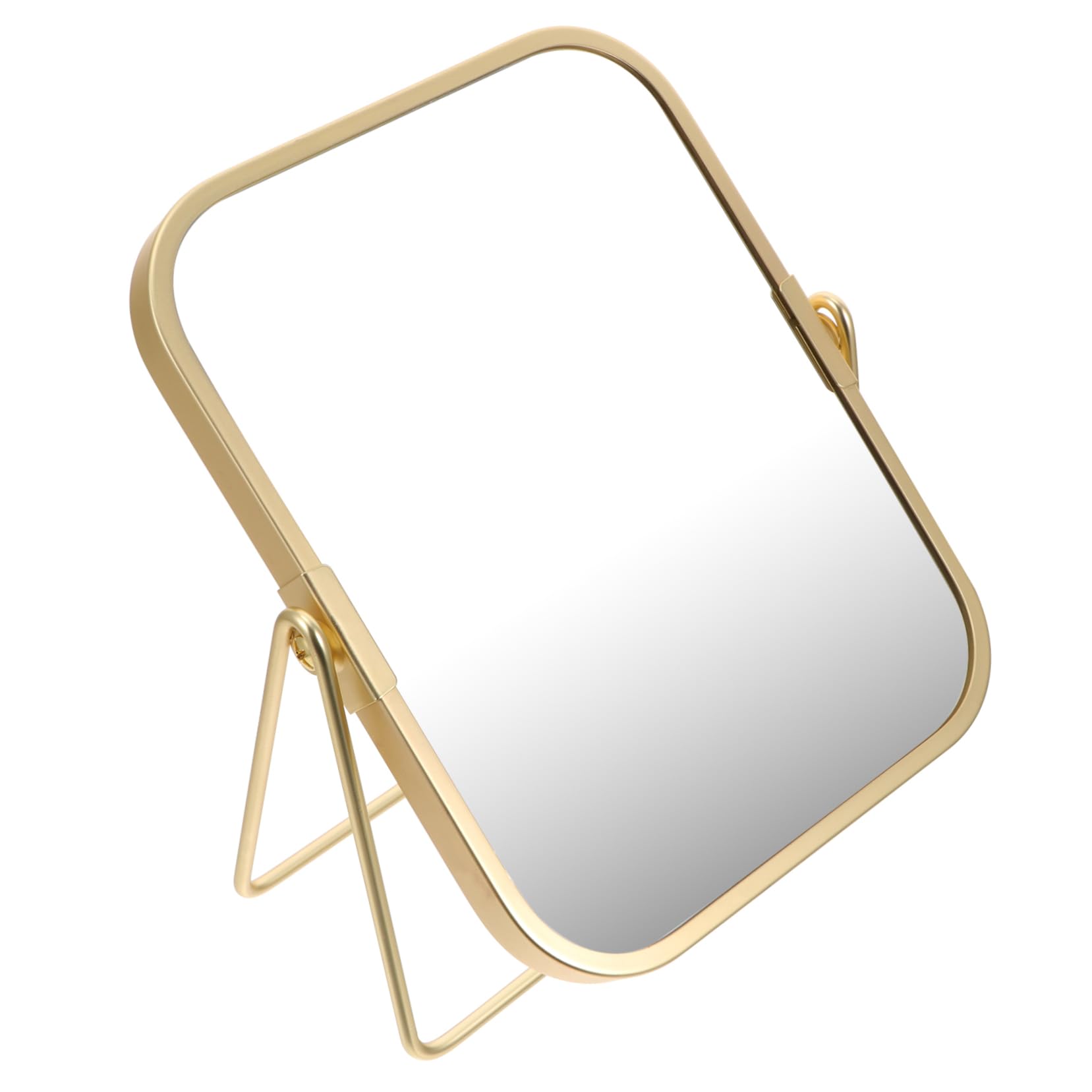 Miroir de maquillage double face pivotant fini les reflets ratés pour le soin du visage