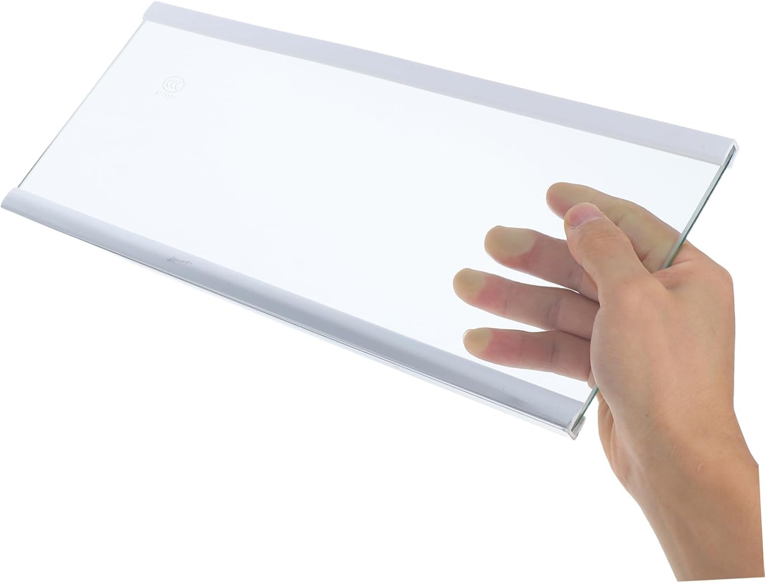 OSALADI Refrigerator Replacement Shelves: 14.62x5.74'' Tempered Glass Fridge Shelf - Clear Refrigerator Glass Insert for Home Kitchen Use