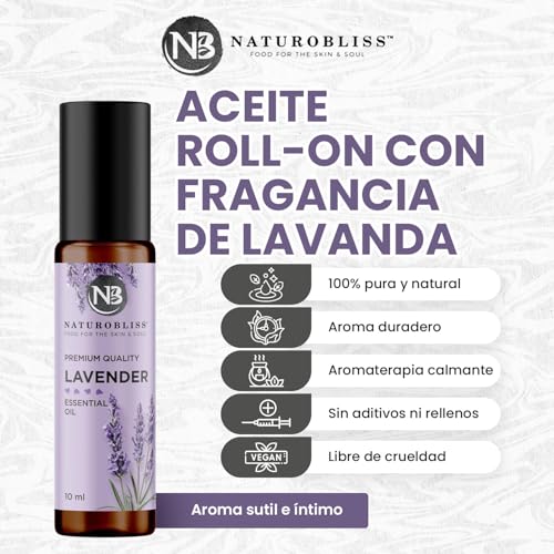 Image of NaturoBliss Lavender Essential Oil Roll On, 10 ml
