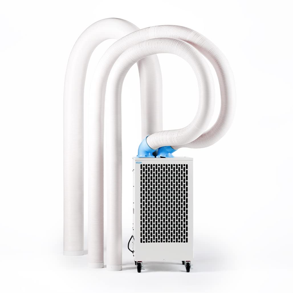 Uninex SAC3000 Indoor Outdoor 10 236-BTU KOOLZONE Mobile Spot Cooler with 2 ED3C Cool Air Extension Duct and