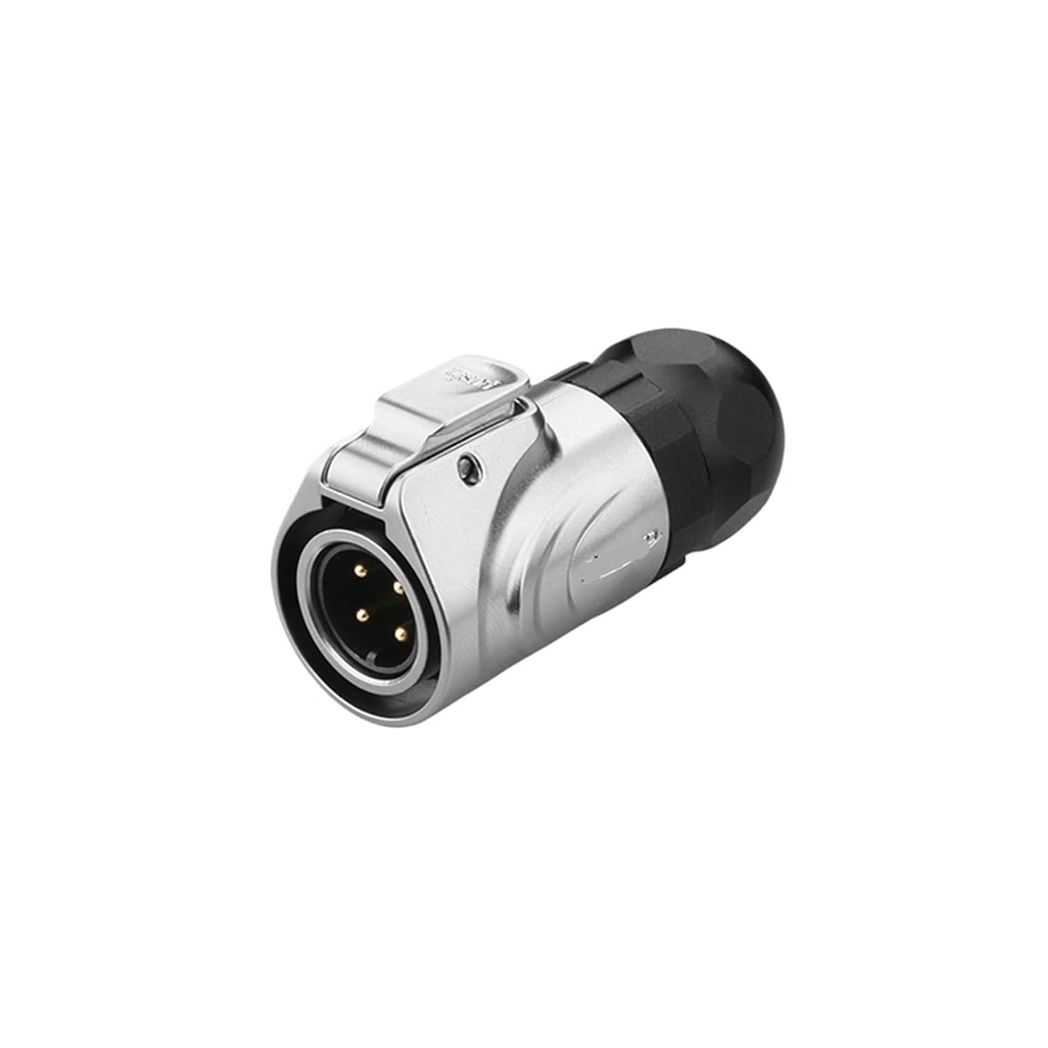 LP16 Aviation and Socket Threaded Panel mounting 4-pin Full Metal Waterproof Connector(Single Hole Female seat)