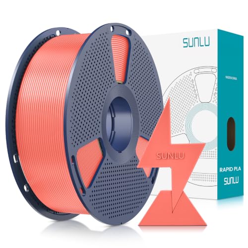 Image of SUNLU High Speed PLA Filament 1.75mm, 30mm /s - 600mm /s Print Range, High Flow Speedy 3D Printer PLA Filament, Designed for Fast Printing, Good for Fast Printing, 1KG Coral Pink