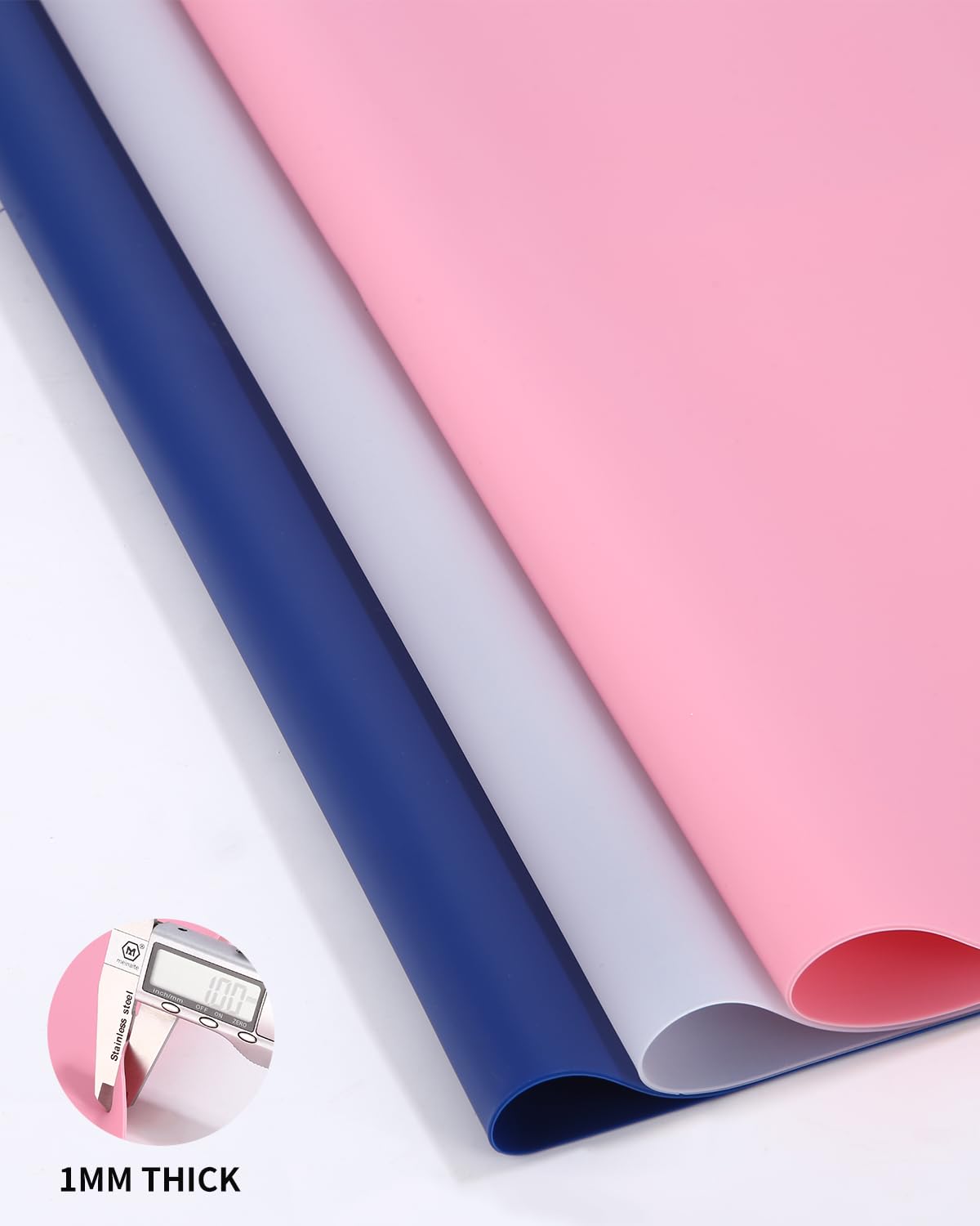 DeJivsin siliconen mat groot 70x50 cm, grijs-groen knutselonderlegger voor kinderen, schilderonderlegger voor kinderen, knutselonderlegger, siliconen knutselmat, schilderonderlegger voor schilderen