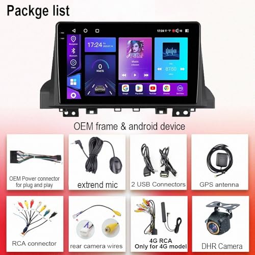 Pantalla multimedia para Moskvich 3 con Android Auto inalámbrico y Mirror Link 2G+32G 7