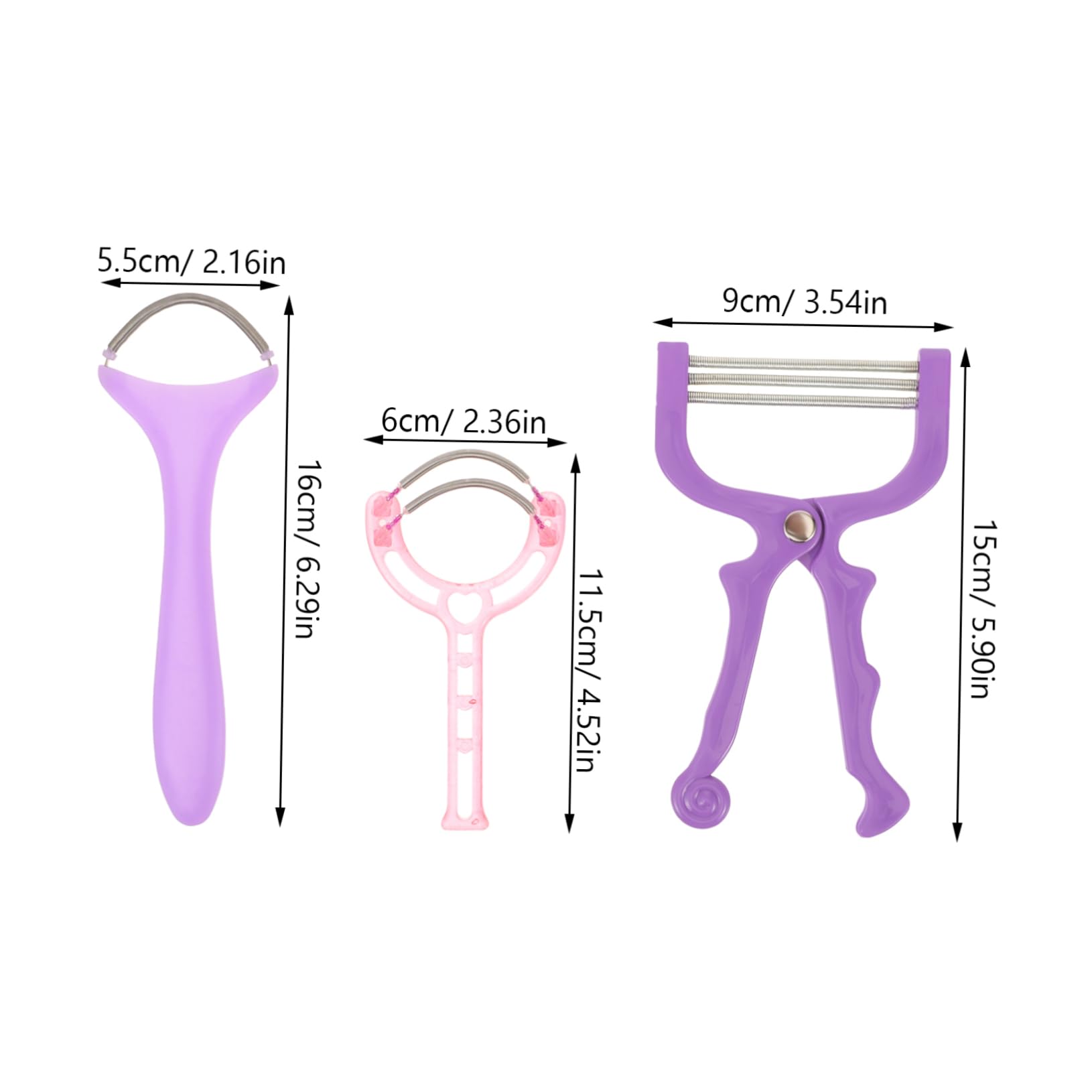 Gogogmee Face Epilator for Women Facial Hair Removal Tool Spring Hair Remover for Women Chin Cheeks Random Color