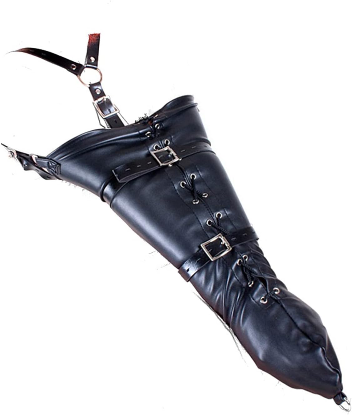 Unisex Leather Protective Wrist Guard, Adjustable Wrist Brace Hand Cross Arm Guard, Soft Hand Cross Arm Guard Sleeve for Men/Wome Sport Suit (L - Weight < 80 kg (175 Lb))