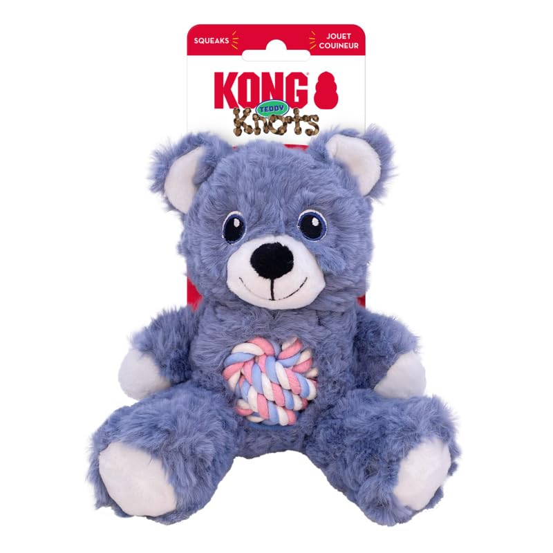 HOT Knotted Rope Rope Teddy Bear Dog Toy KONG Knots Teddy