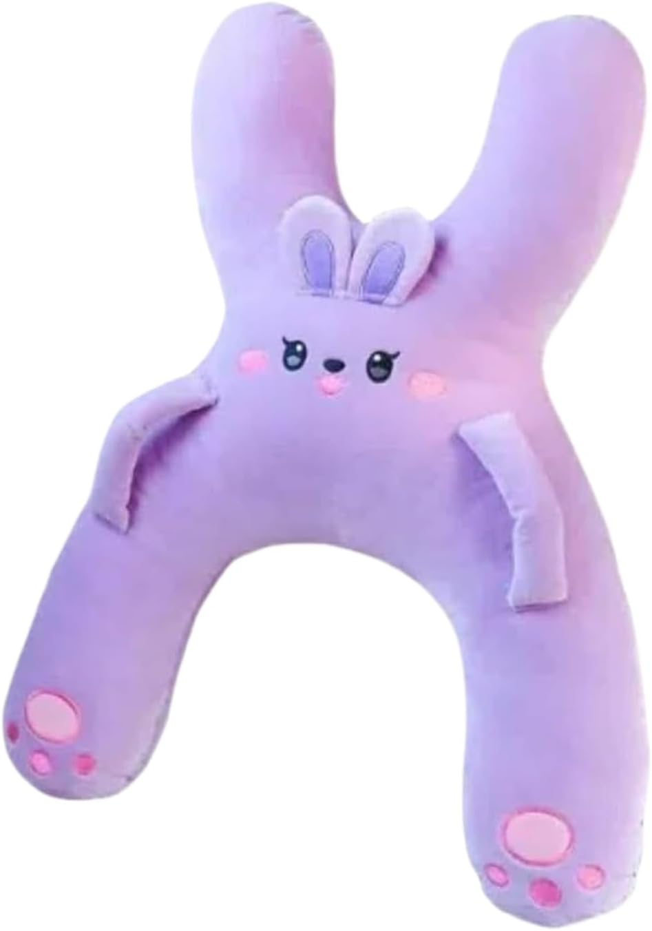 Oreiller De Voyage pour enfante en Voiture, Oreiller De Siège Auto en Forme De H pour enfante, Oreillers De Voiture pour Dormir PIdéal pour Les Vacances en Famille Et Les Road Trips, 56x42x12cm