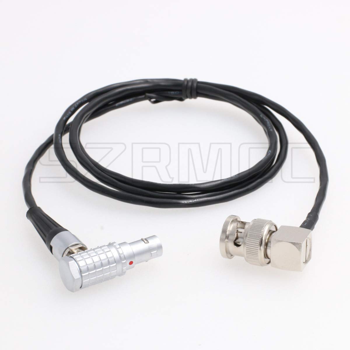 Ambient Recording BNC to LEMO 5-Pin Input Cable for Ambient Timecode Devices (3 O'clock/90°, 16 Ambient Recording BNC to LEMO 5-Pin Input Cable for Ambient Timecode Devices (3 O'clock/90°, 16