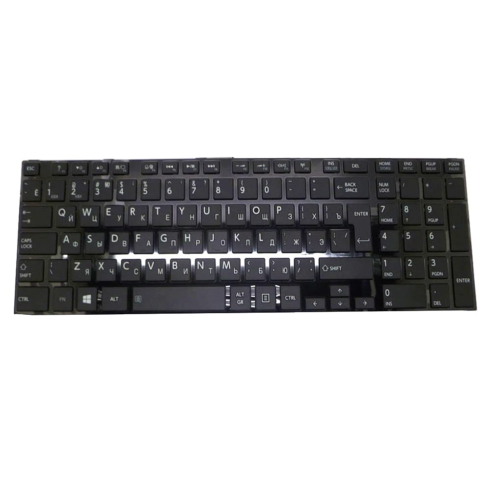 Laptop Keyboard for Toshiba Satellite L50-A L50-A-1DN L50-A-1E7 L50-A-1FD L50-A-114 L50-A-11Z L50-A-1DH L50-A-K3K Russia RU Black with Frame New