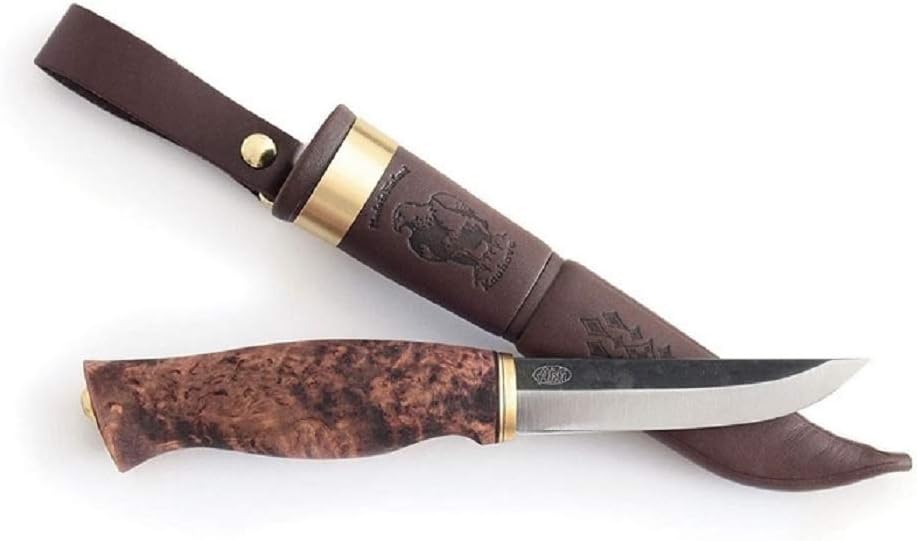 Ahti Varrapuukko Carbon Steel Scandinavian Knife from Finland