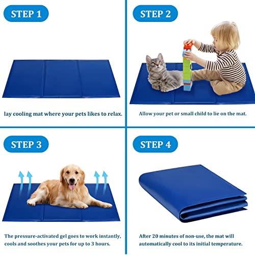 LIUFASHI Tappetino Refrigerante per Cani Gatti