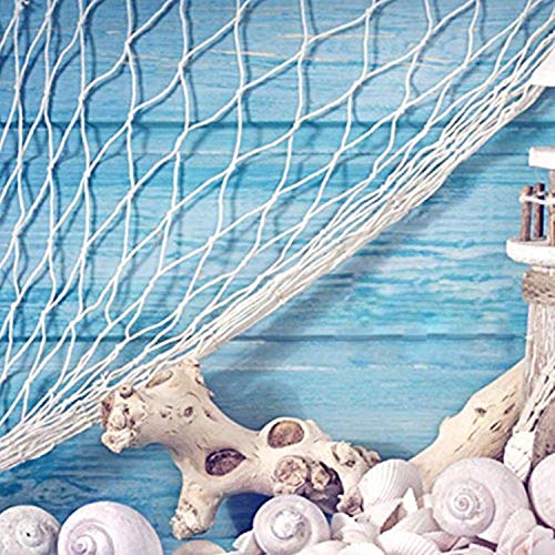 Decorative Fish Net, CHICIEVE White Ocean Fish Net Decor for Home Kid's Room Party Wall Ornaments : Home & Kitchen