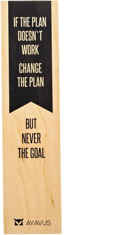 If The Plan Doesn't Work Change The Plan But Never The Goal - Inspirational Quotes Shark Tank Self Improvement Made in USA