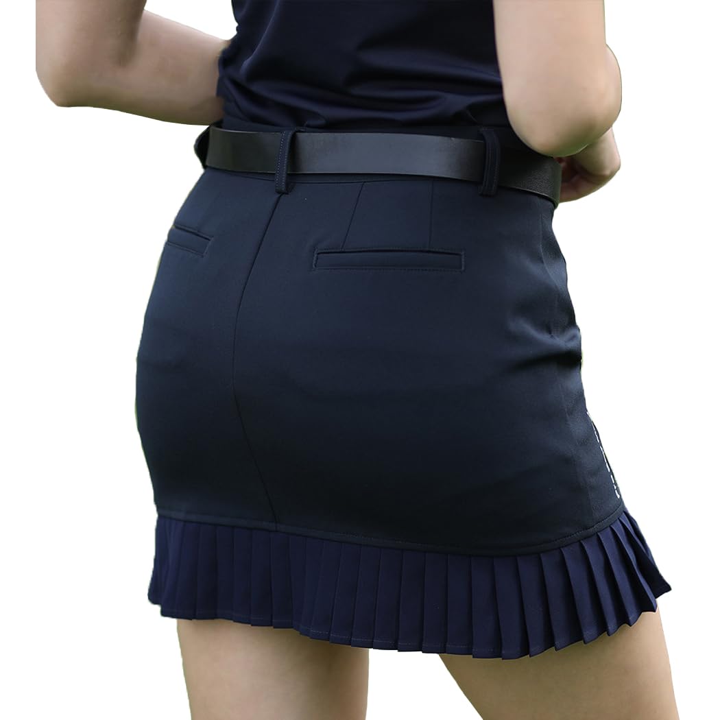 LANGWEI Faldas De Tenis Plisadas para Mujer Faldas De Golf Informales De Talle Alto Pantalones Cortos con Forro