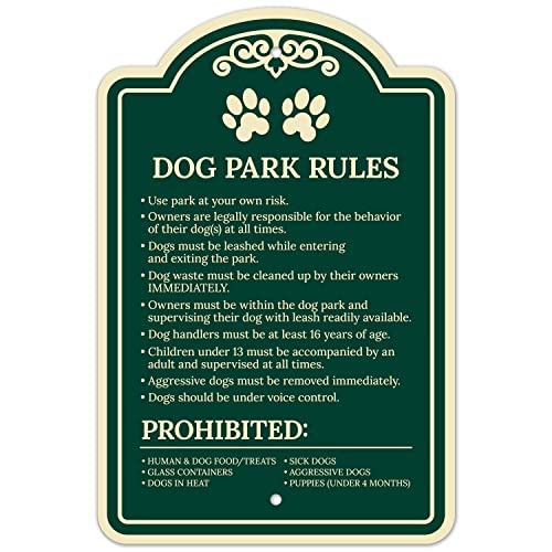 Use Park at Own Risk Dogs Must Be Leashed Waste Must Be Cleared D...