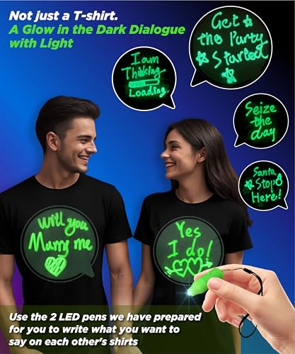 Glow in The Dark Shirt, Neon Shirts & Light up Shirt for Glow Party2